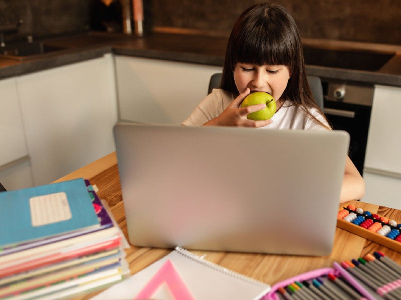 Healthy food for at-home students starts with this