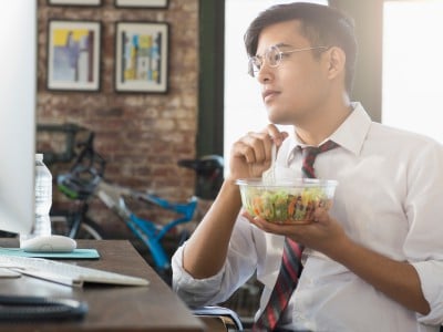 Your eating-on-the-job problems, solved
