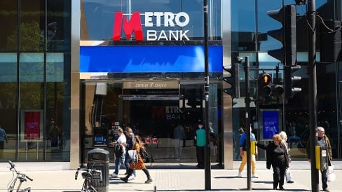 Metro Bank shares plunge on fund raising reports