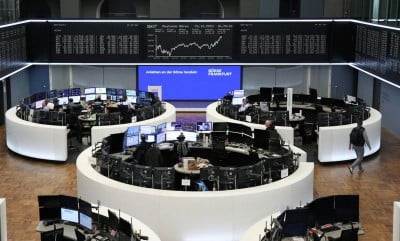 European shares lifted by real estate stocks; BP drags energy sector