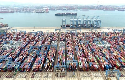 China's exports grow for first time in 6 months in relief for factories