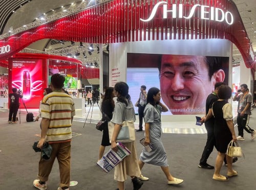 Japan's Shiseido says annual profit plunges 73 percent amid sluggish sales in China